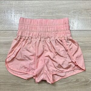 Free People Movement The Way Home Shorts Relaxed Fit Light Pink Size Small Women